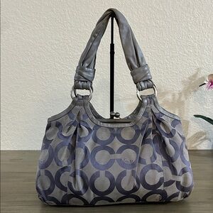 Coach Parker Op Art Signature Carry All Bag 13441